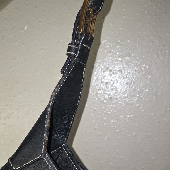 Black Leather Hobo Bag - Picture 7 of 12